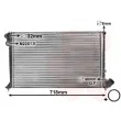Radiateur, refroidissement du moteur VAN WEZEL 09002106 - Visuel 1