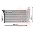 Radiateur, refroidissement du moteur VAN WEZEL 09002118 - Visuel 1