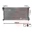 Radiateur, refroidissement du moteur VAN WEZEL 09002159 - Visuel 1