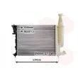 Radiateur, refroidissement du moteur VAN WEZEL 09002167 - Visuel 1