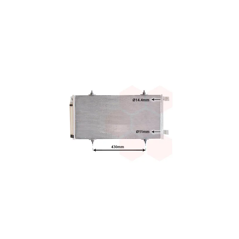 Condenseur, climatisation VAN WEZEL 09005226