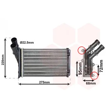 Système de chauffage VAN WEZEL 09006082