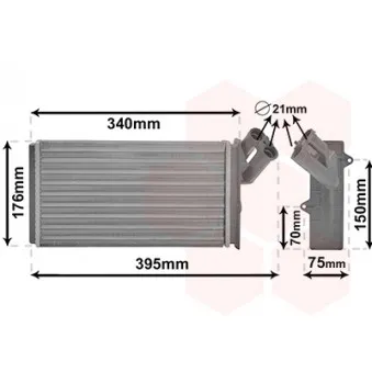 Système de chauffage VAN WEZEL 09006129