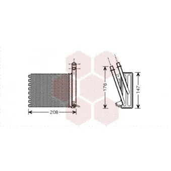 Système de chauffage VAN WEZEL 09006243