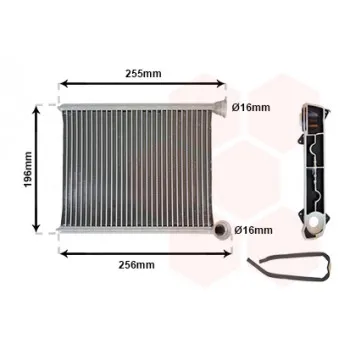 Système de chauffage VAN WEZEL 09006281