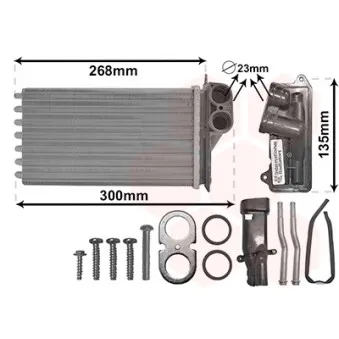 Système de chauffage VAN WEZEL 09006397