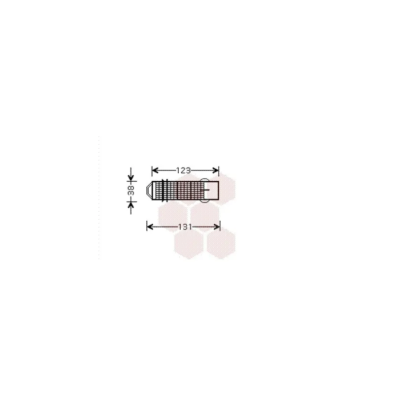 Filtre déshydratant, climatisation VAN WEZEL 0900D224