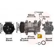 Compresseur, climatisation VAN WEZEL 0900K214 - Visuel 1