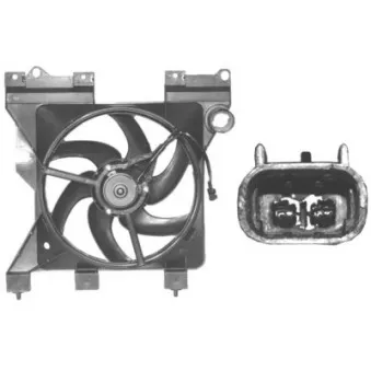 Ventilateur, refroidissement du moteur VAN WEZEL 0956746