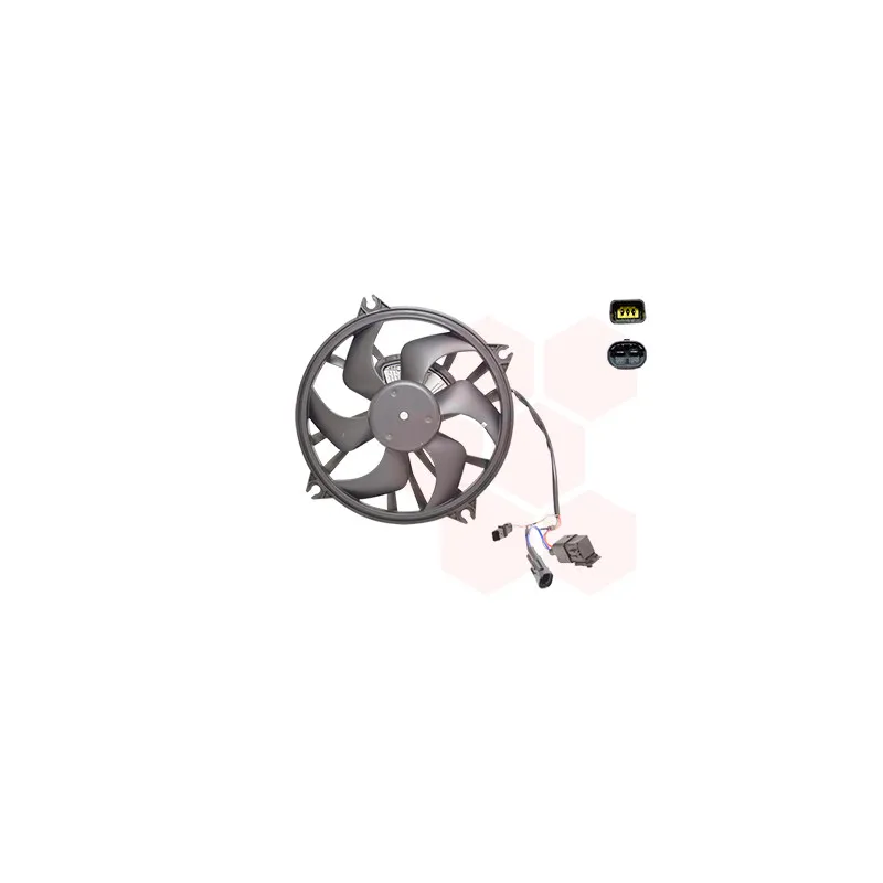 Ventilateur, refroidissement du moteur VAN WEZEL 0962747