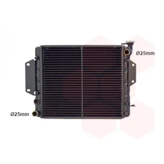 Radiateur, refroidissement du moteur VAN WEZEL 11002022