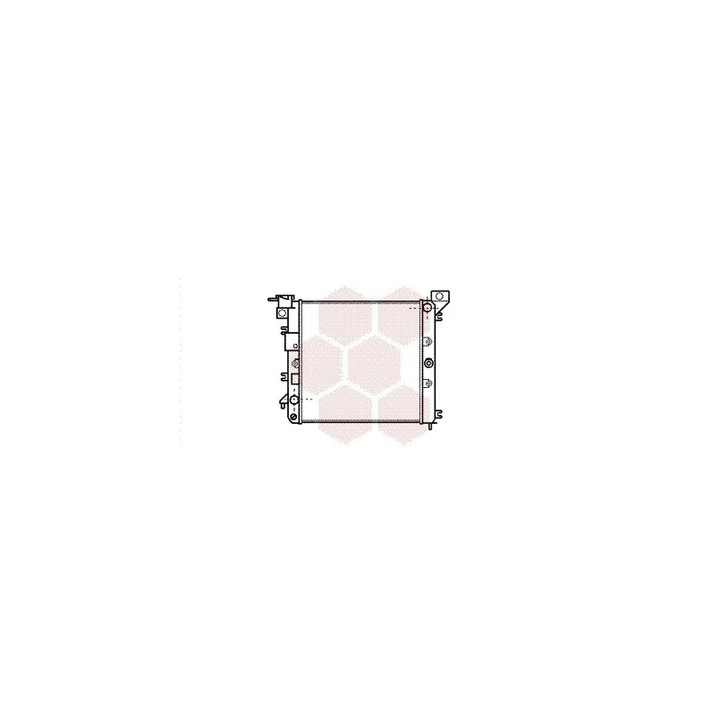 Radiateur, refroidissement du moteur VAN WEZEL 13002018