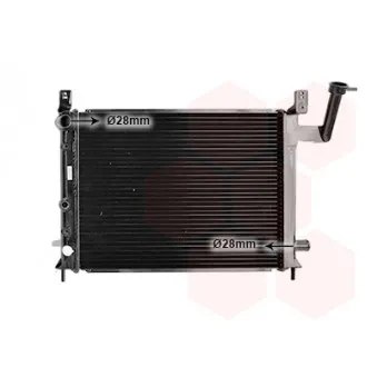 Radiateur, refroidissement du moteur VAN WEZEL 13002046