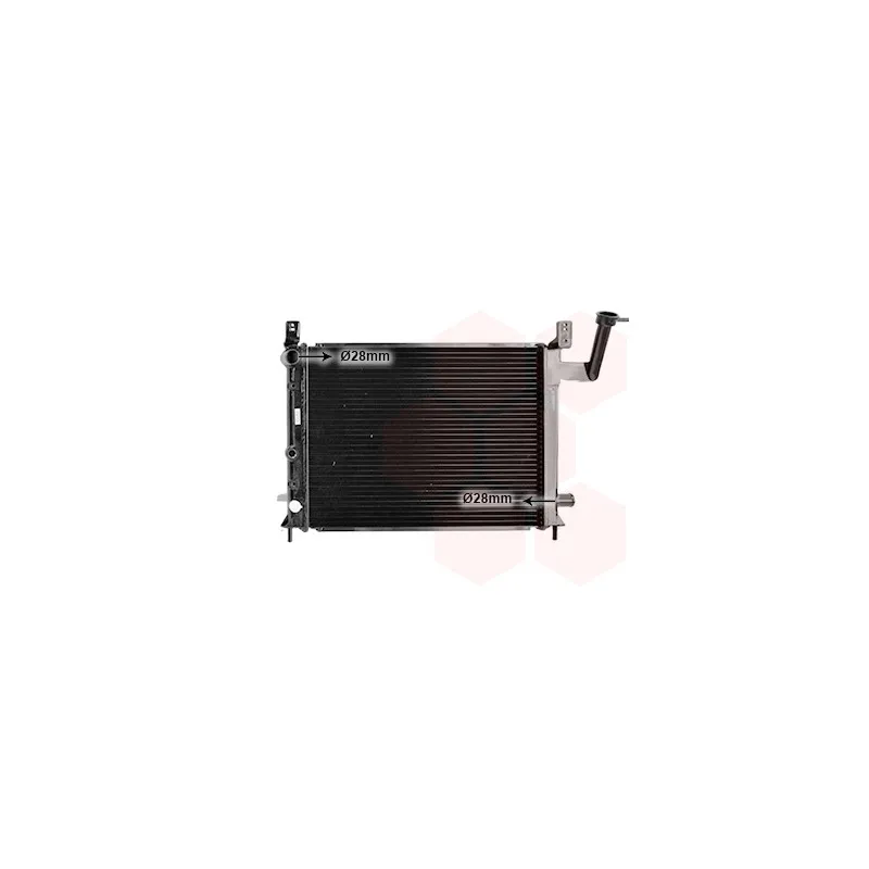 Radiateur, refroidissement du moteur VAN WEZEL 13002046