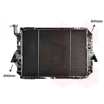 Radiateur, refroidissement du moteur VAN WEZEL 13002088