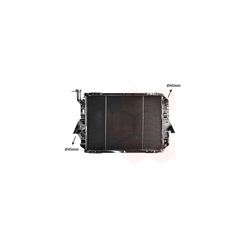 Radiateur, refroidissement du moteur VAN WEZEL 13002088