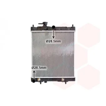 Radiateur, refroidissement du moteur VAN WEZEL 13002131