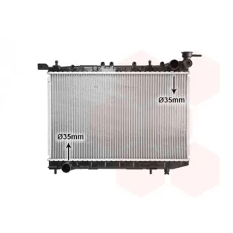 Radiateur, refroidissement du moteur VAN WEZEL 13002174