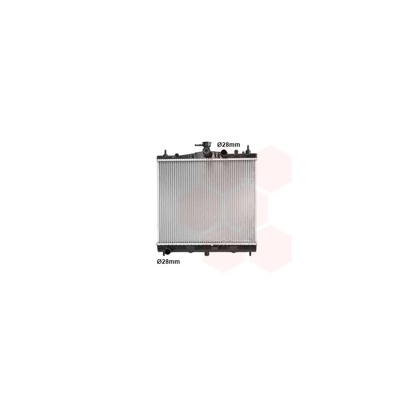Radiateur, refroidissement du moteur VAN WEZEL 13002210