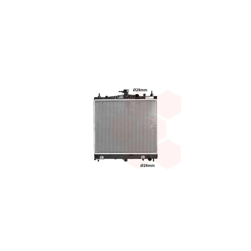 Radiateur, refroidissement du moteur VAN WEZEL 13002211
