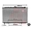 Radiateur, refroidissement du moteur VAN WEZEL 13002216 - Visuel 1