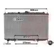 Radiateur, refroidissement du moteur VAN WEZEL 13002218 - Visuel 1