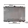 Radiateur, refroidissement du moteur VAN WEZEL 13002320 - Visuel 1