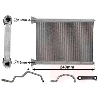 Système de chauffage VAN WEZEL 13006417
