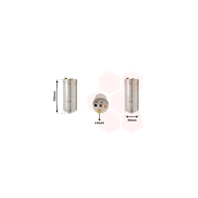 Filtre déshydratant, climatisation VAN WEZEL 1300D236