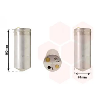 Filtre déshydratant, climatisation VAN WEZEL 1300D255