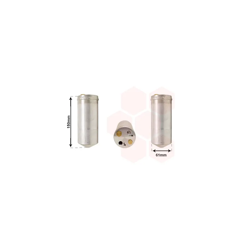 Filtre déshydratant, climatisation VAN WEZEL 1300D255