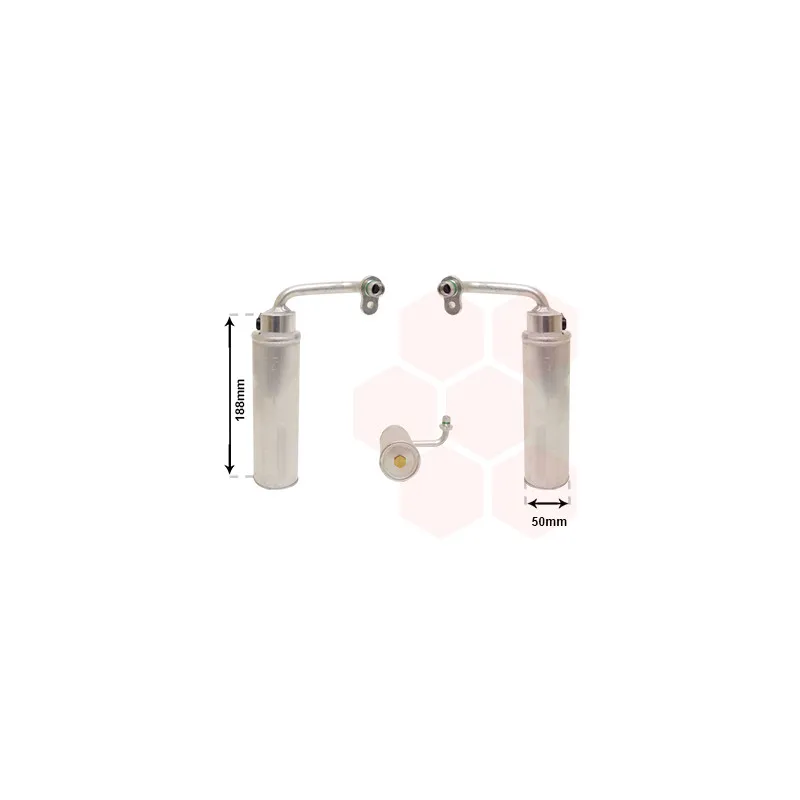 Filtre déshydratant, climatisation VAN WEZEL 1300D285
