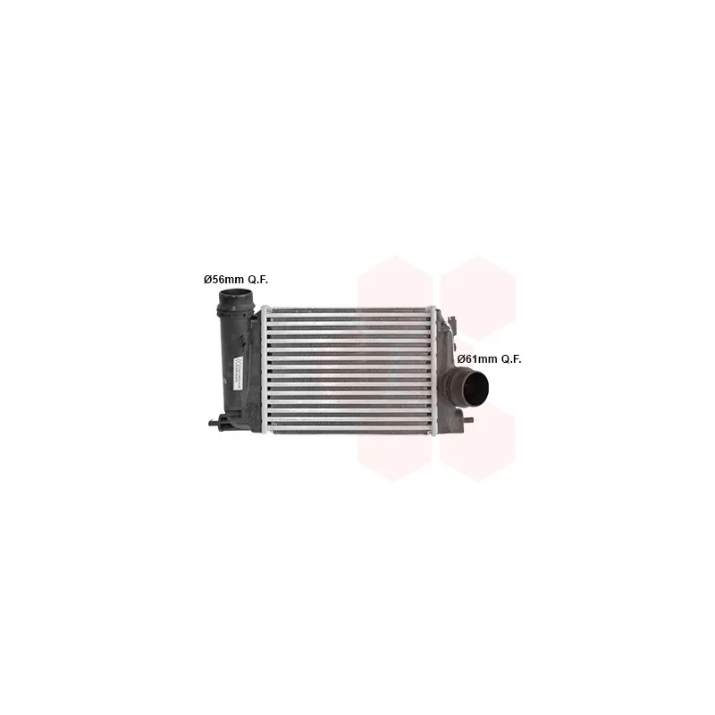 Intercooler, échangeur VAN WEZEL 13014704