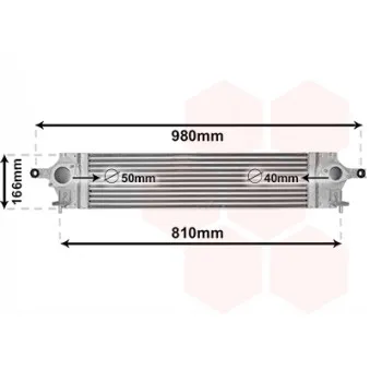 Intercooler, échangeur VAN WEZEL