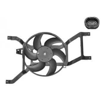 Ventilateur, refroidissement du moteur VAN WEZEL 1514748