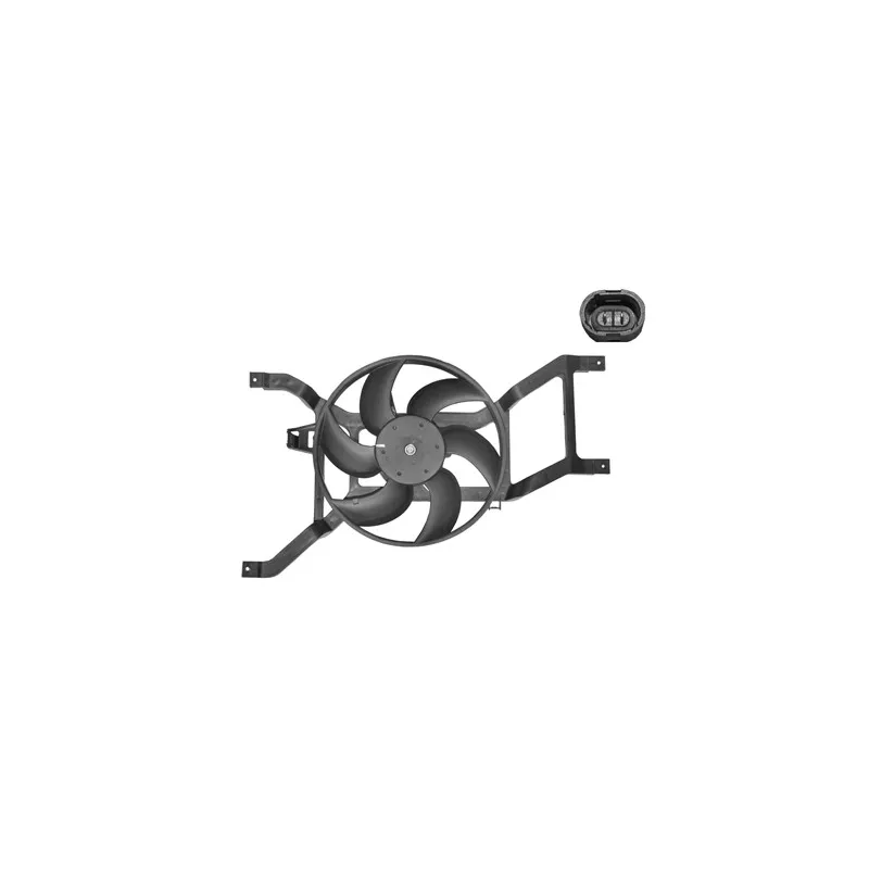 Ventilateur, refroidissement du moteur VAN WEZEL 1514748