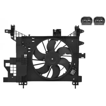 Ventilateur, refroidissement du moteur VAN WEZEL 1555747