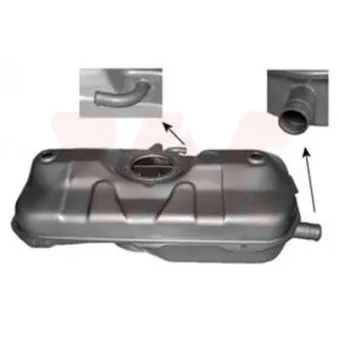 Réservoir de carburant VAN WEZEL 1601081