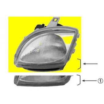 Projecteur principal VAN WEZEL 1601963M