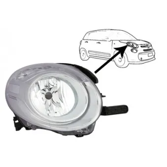 Projecteur principal VAN WEZEL 1609964