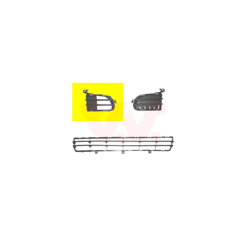 Grille de ventilation, pare-chocs avant droit VAN WEZEL 1623592