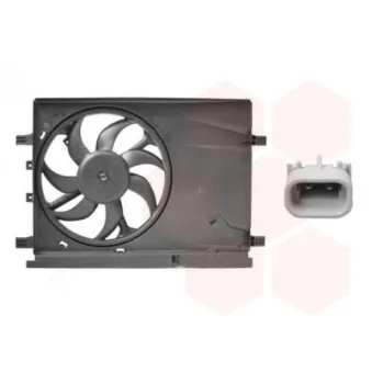 Ventilateur, refroidissement du moteur VAN WEZEL 1624746