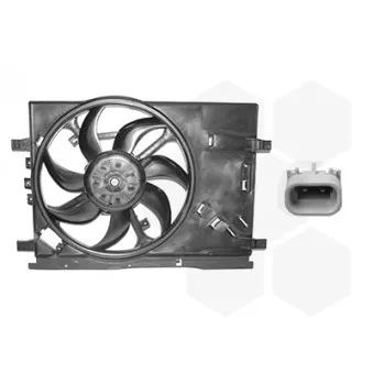 Ventilateur, refroidissement du moteur VAN WEZEL 1624747