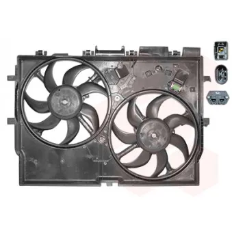 Ventilateur, refroidissement du moteur VAN WEZEL 1651750