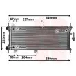 Radiateur, refroidissement du moteur VAN WEZEL 17002258 - Visuel 1