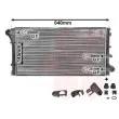 Radiateur, refroidissement du moteur VAN WEZEL 17002292 - Visuel 1