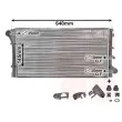 Radiateur, refroidissement du moteur VAN WEZEL 17002295 - Visuel 1