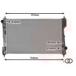 Radiateur, refroidissement du moteur VAN WEZEL 17002311 - Visuel 1