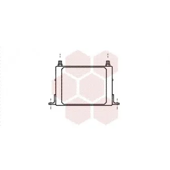 Radiateur d'huile de boîte automatique VAN WEZEL 17003117
