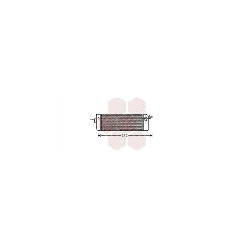 Radiateur d'huile VAN WEZEL 17003278